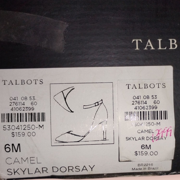 (NIB) Vintage TALBOTS® Skylar Dorsay Heels - Size 6M - Camel - Picture 8 of 9